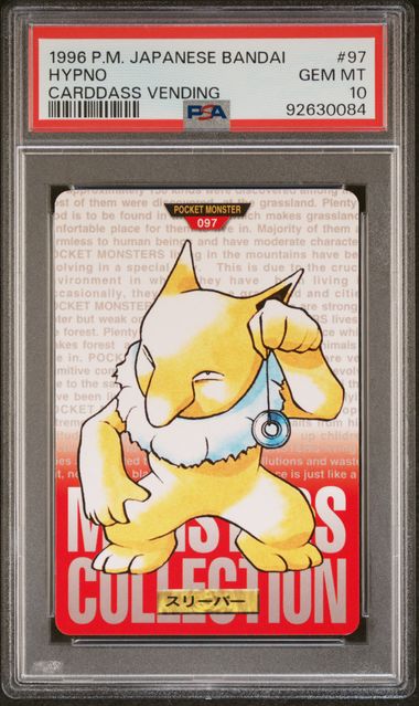 Hypno card PSA 10, cert 92630084