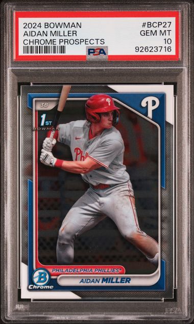 2024 Bowman Bowman 1st Edition Chrome #BCP27 Miller front