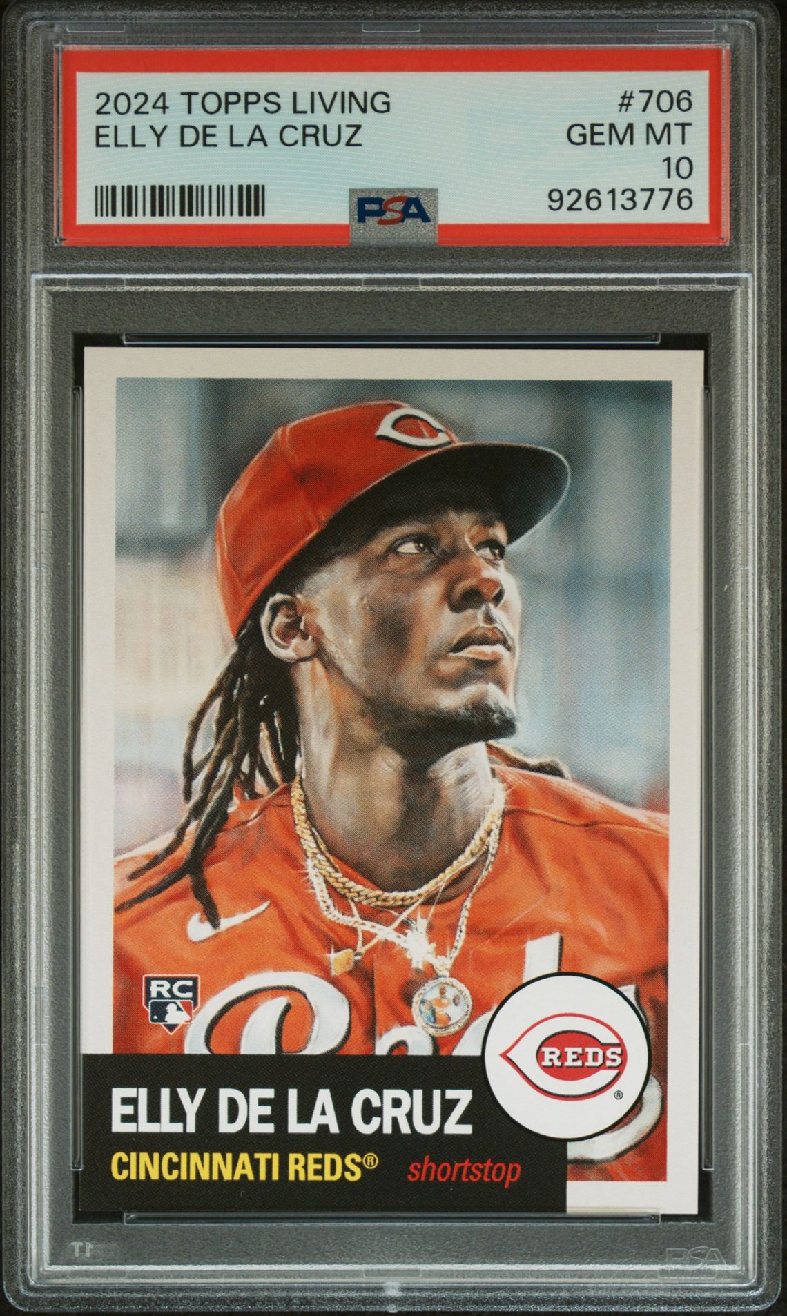 2024 Topps Living Elly De La Cruz #706 Gem Mt 10 front