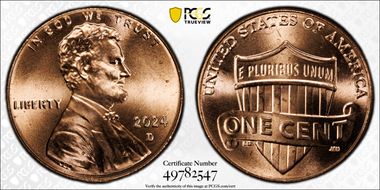 2024-D 1C Shield MS66RD