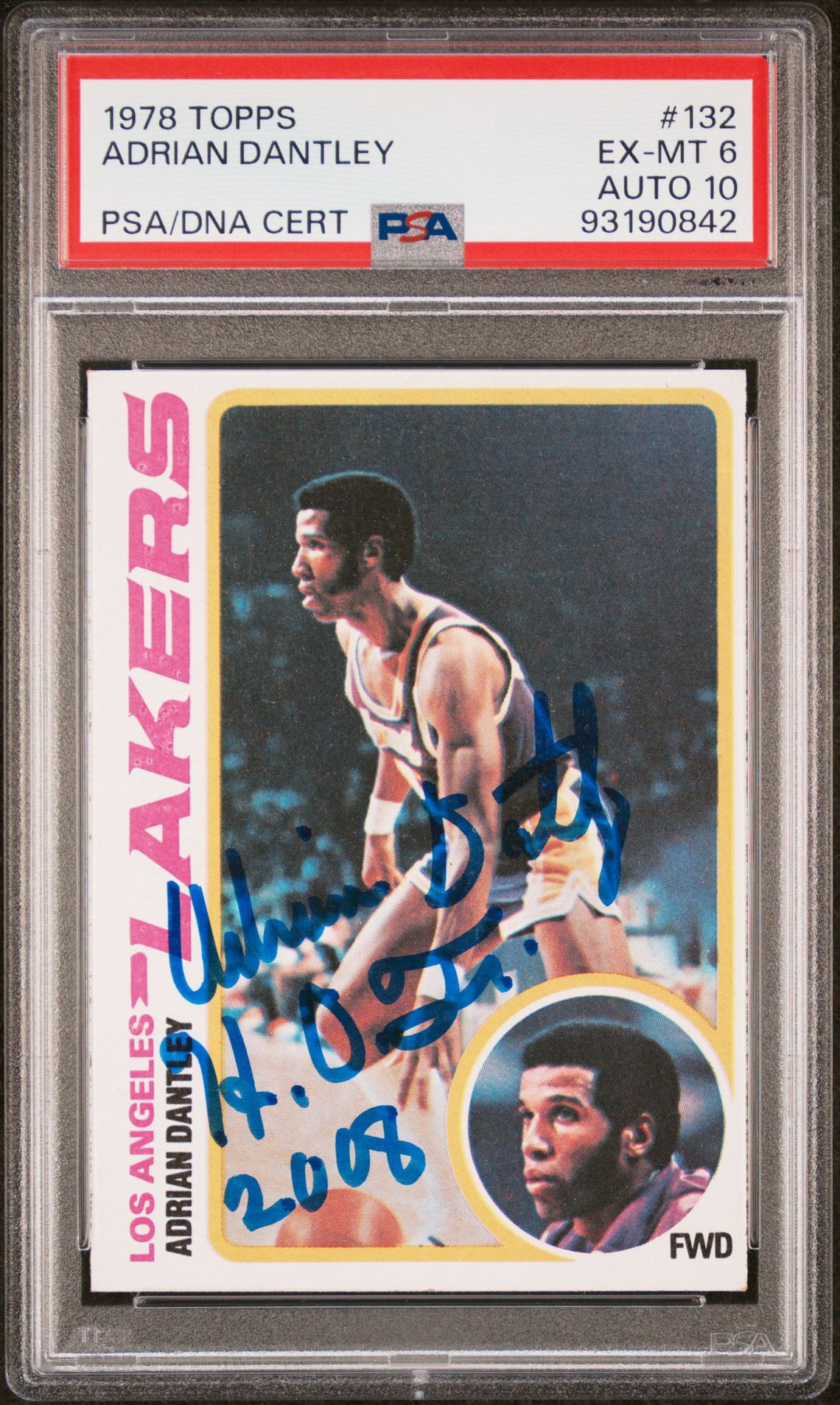 1978 Topps Adrian Dantley #132 Ex-Mt 6 front