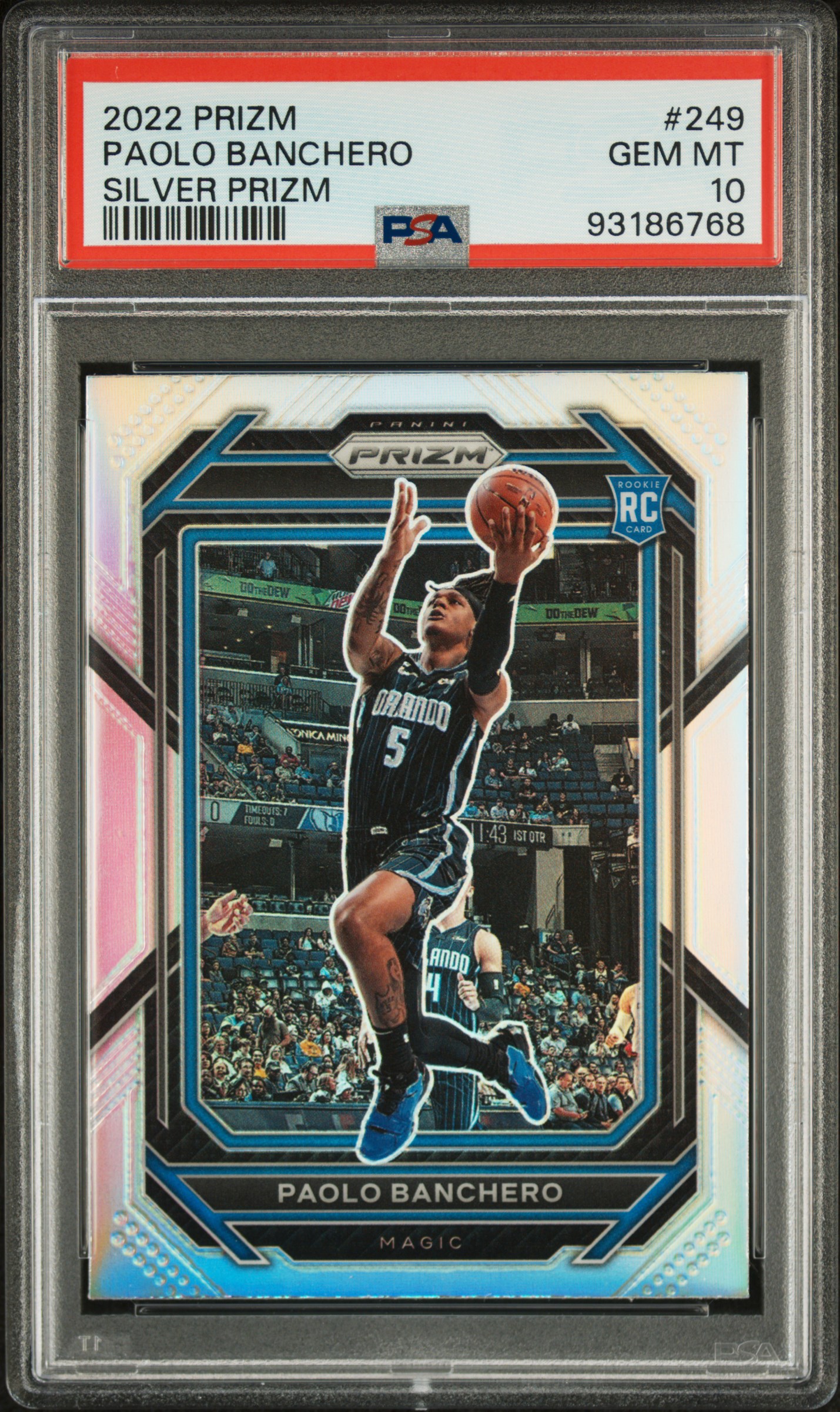 Sweet Hit Sports Cards's 2022 Prizm Paolo Banchero Silver