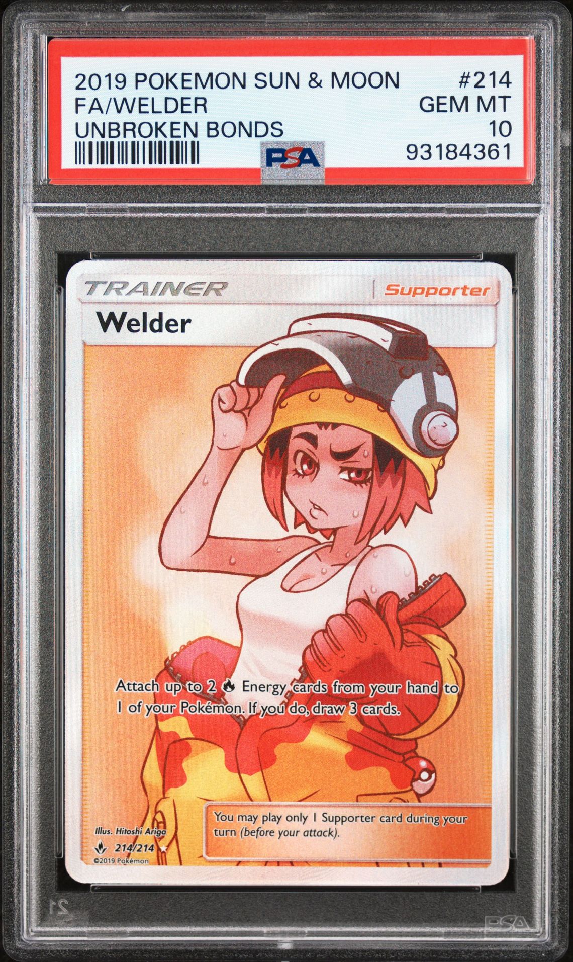 2019 Pokemon #214 Fa/Welder front