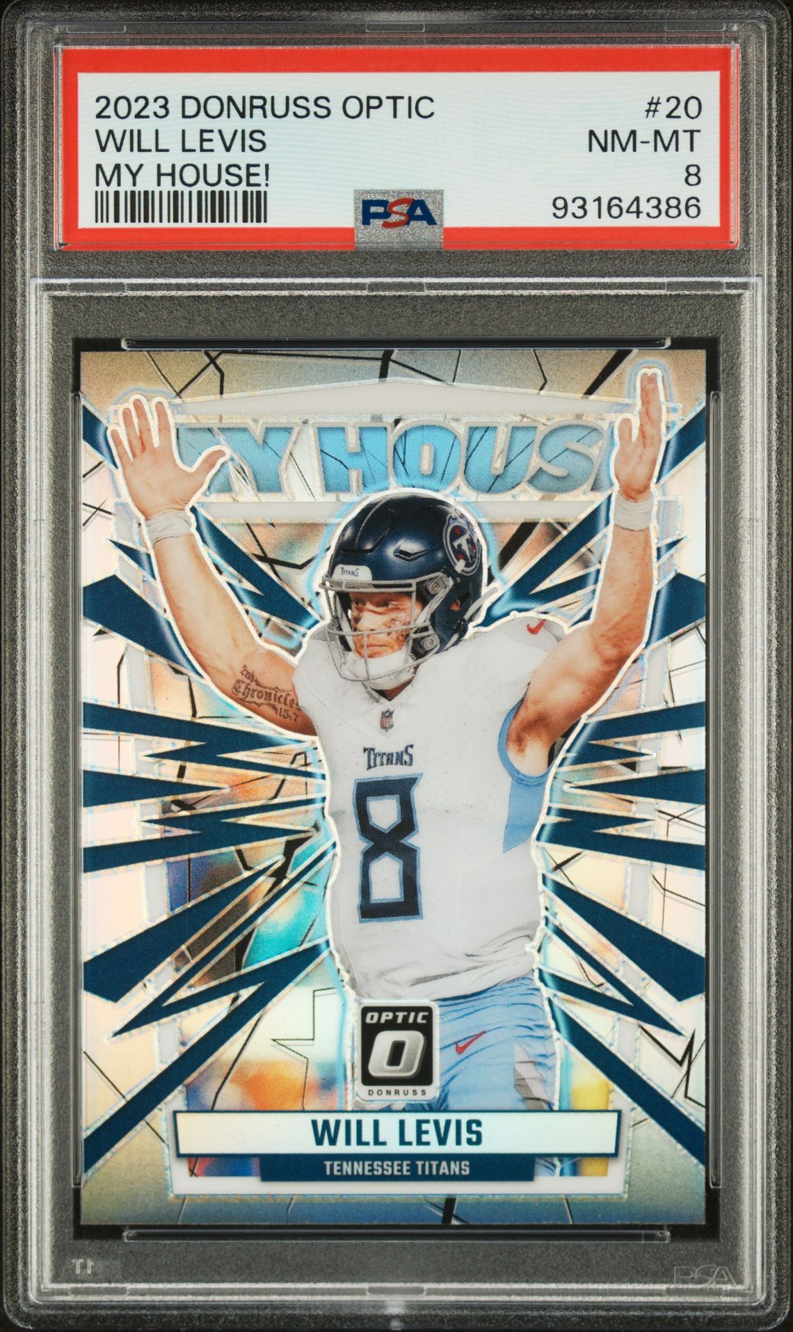 2023 Panini PANINI DONRUSS OPTIC MY HOUSE! #20 Will Levis front