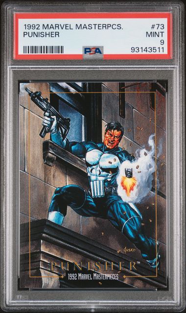 1992 Marvel Marvel Masterpieces #73 Punisher front