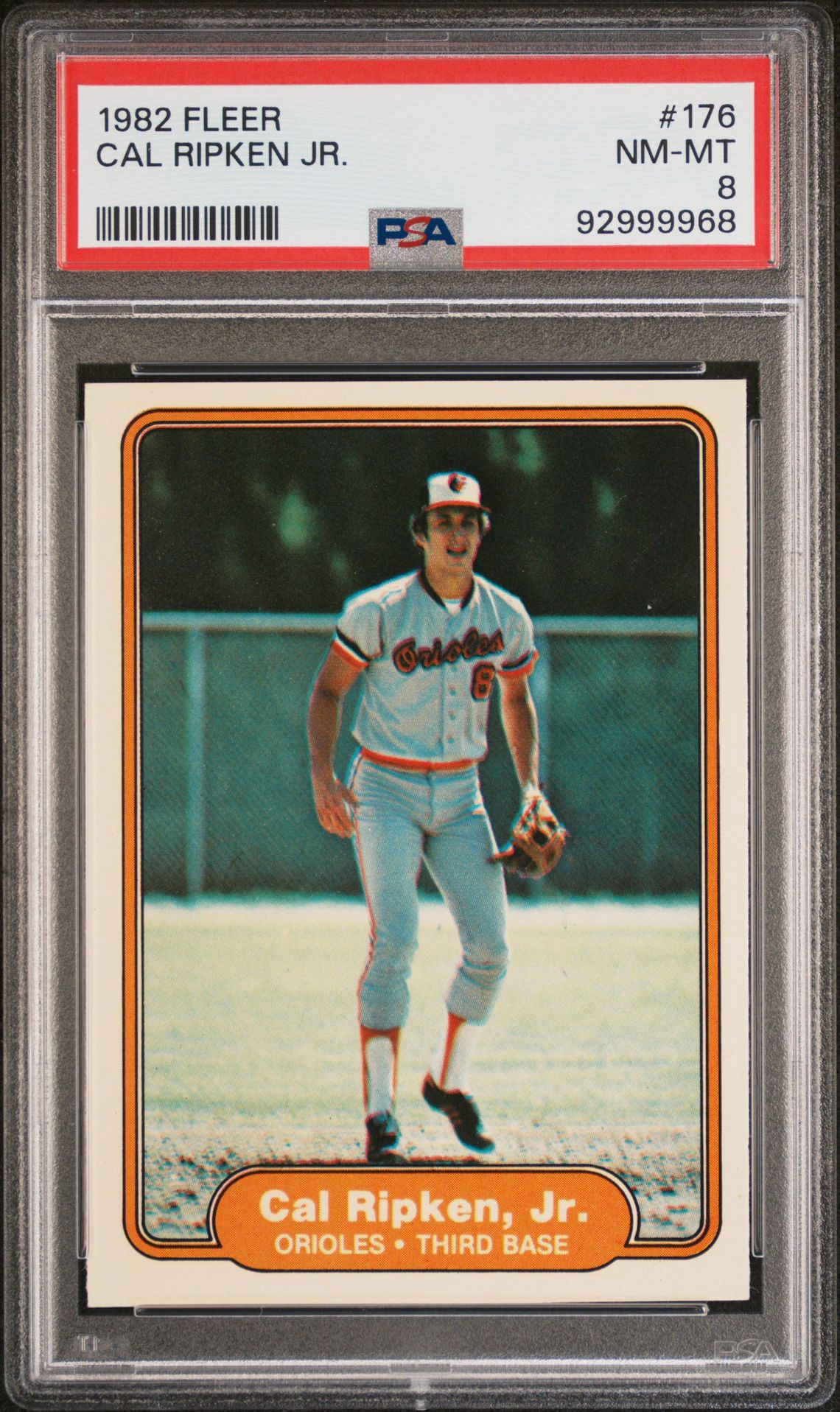 1982 Fleer FLEER #176 Cal Ripken Jr. front