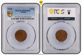 1926 2 Pfg KM-141 MS62BN