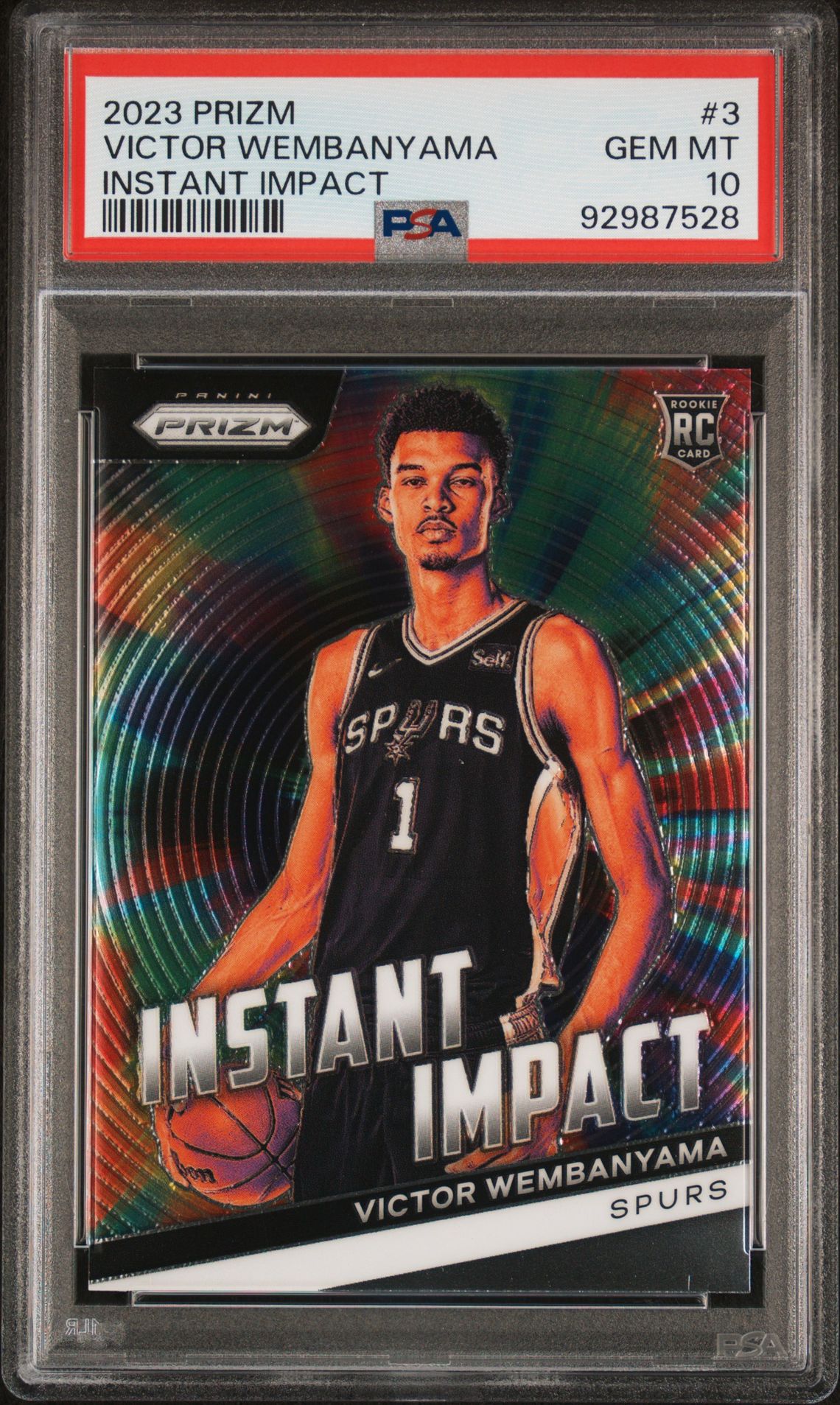 2023 Panini PANINI PRIZM INSTANT IMPACT #3 Victor Wembanyama front