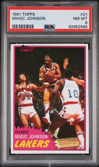 1981 #21 Magic Johnson front