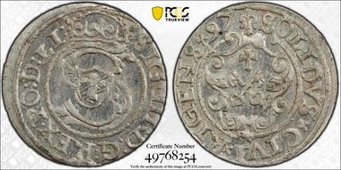 (15)97 Solidus Kop-1355 Riga MS65