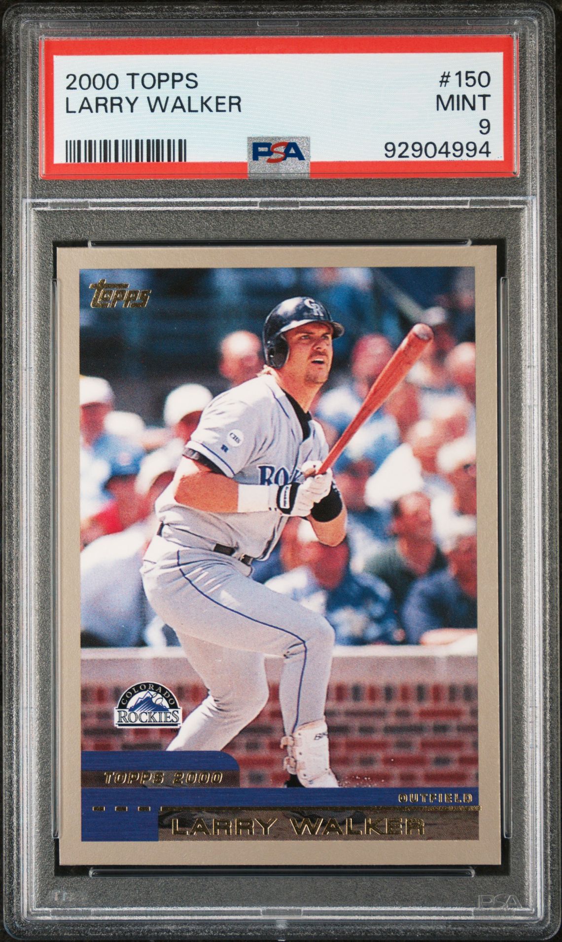 2000 Topps Larry Walker #150 Mint 9 front