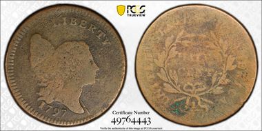 1797 1/2C C-3a, PE, Low Head AG3BN