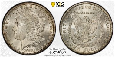 1880-CC $1 MS63