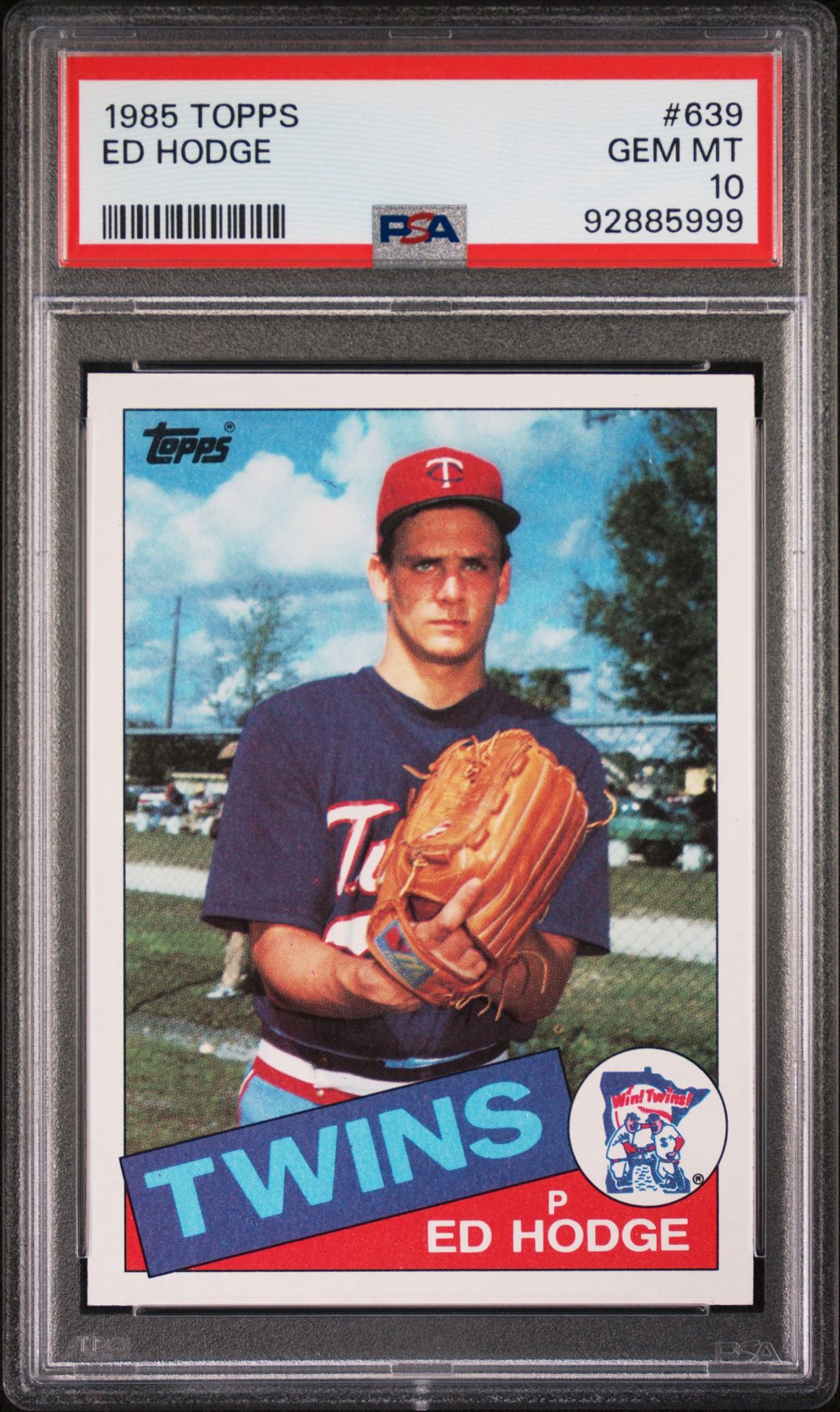 1985 Topps TOPPS #639 Ed Hodge front
