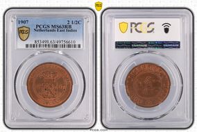 1907 2 1/2C KM-308 MS63RB