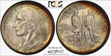 1936-S 50C Boone MS68