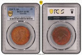 1964 Y. (p) 1D AU58BN