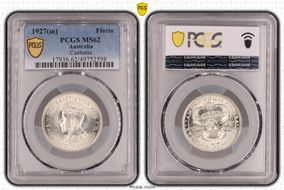 1927(m) Florin Canberra  KM-31 MS62