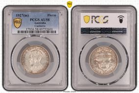 1927(m) Florin Canberra  KM-31 AU58