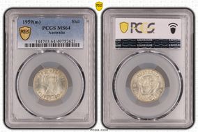 1959(m) Shil KM-59  Ag MS64