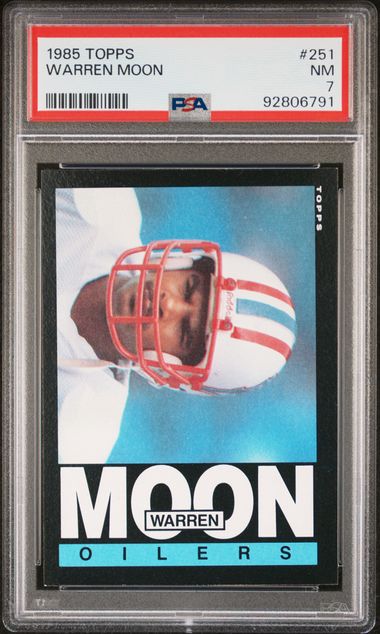 1985 Topps #251 Warren Moon Nmint front