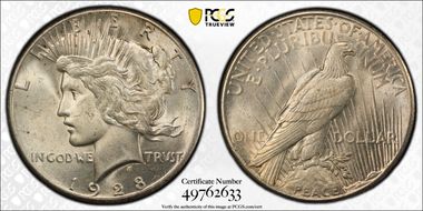 1928 $1 MS61