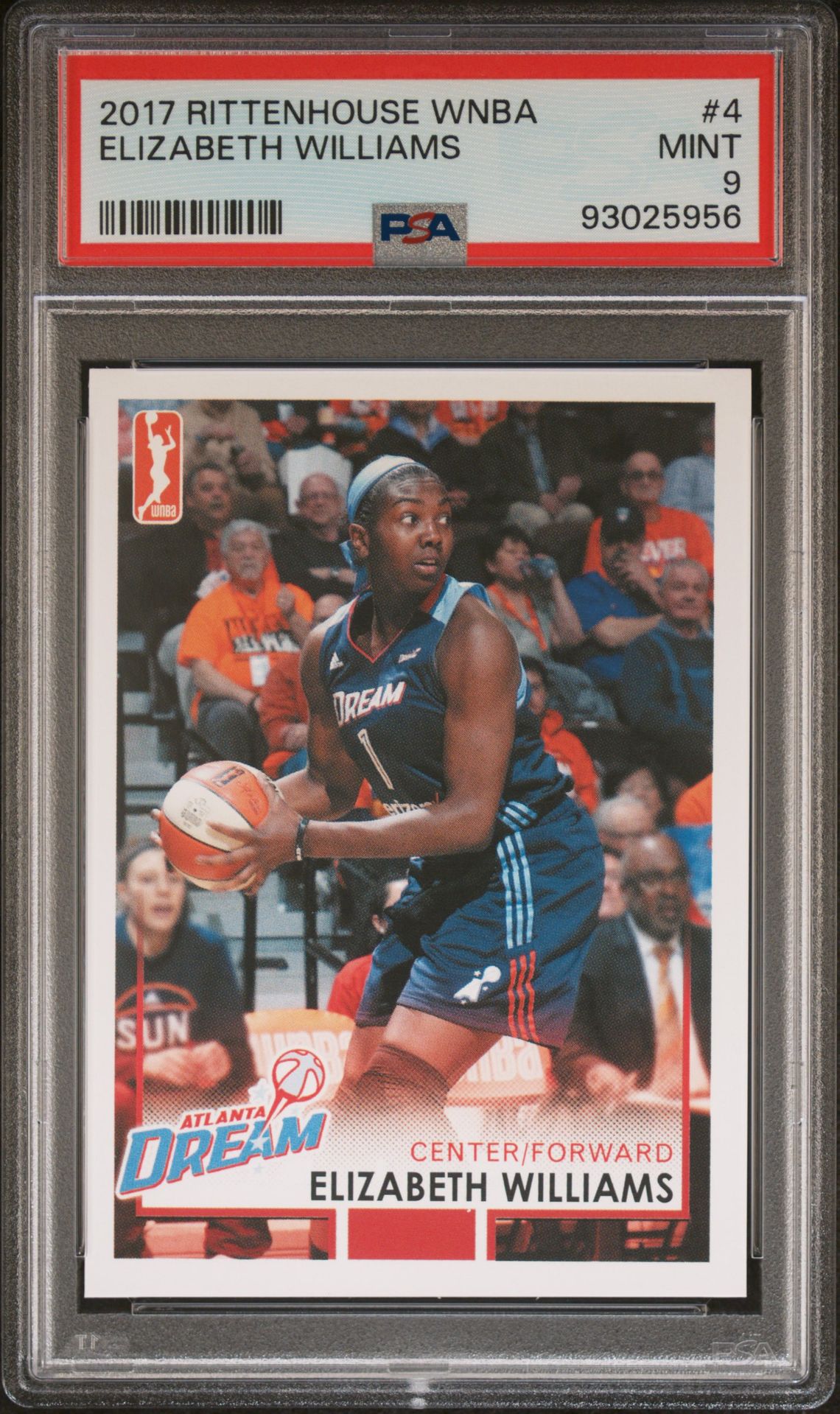 2017 Rittenhouse RITTENHOUSE WNBA #4 Elizabeth Williams front