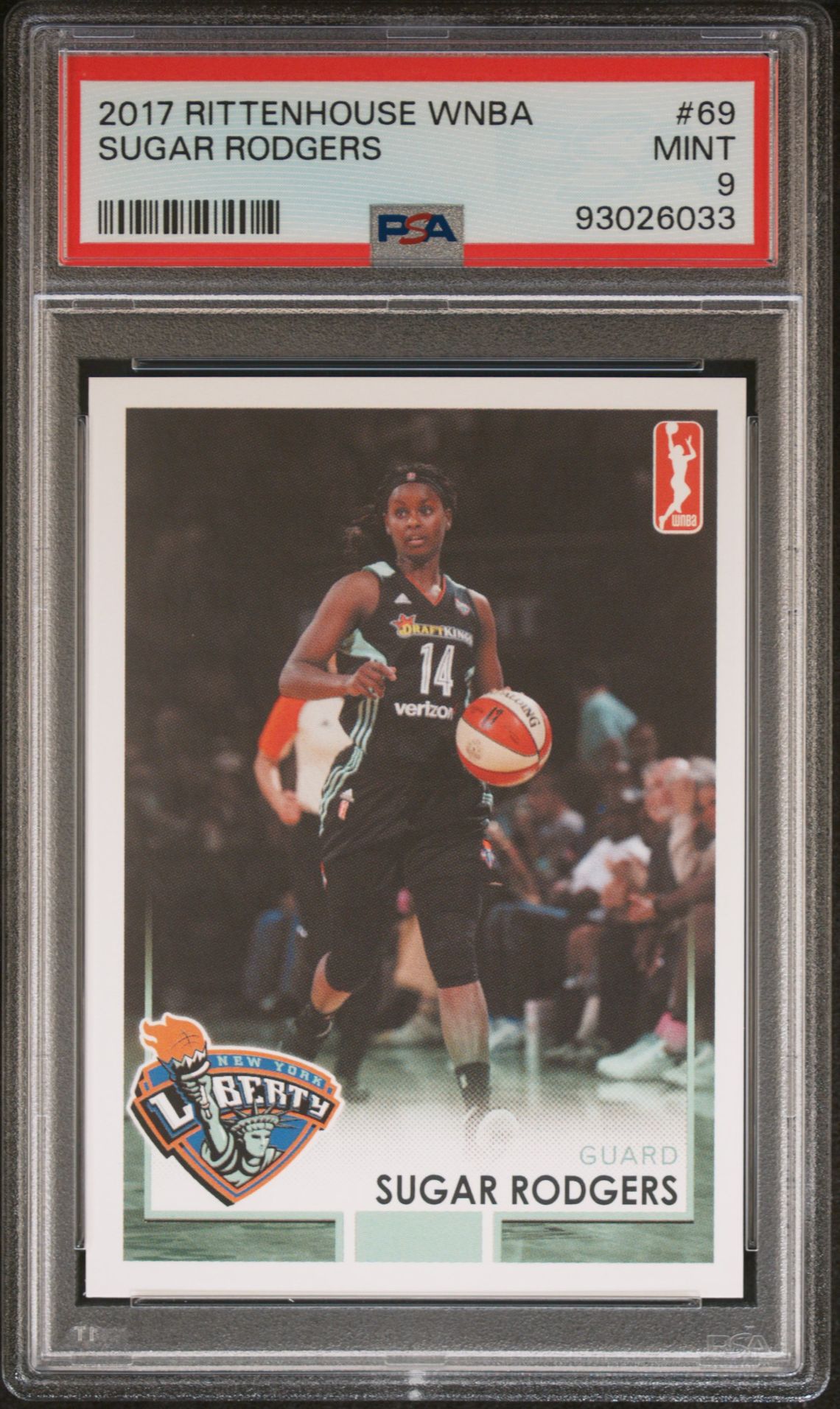 2017 Rittenhouse RITTENHOUSE WNBA #69 Sugar Rodgers front