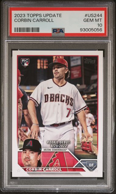 2023 Topps TOPPS UPDATE #US244 Corbin Carroll front