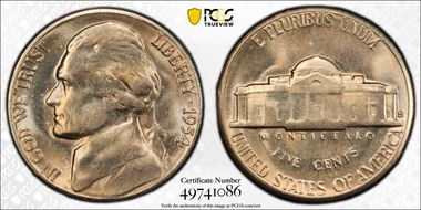 1954-S 5C DDR FS-801 MS65