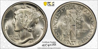 1940-S/S 10C RPM, FS-501 MS65