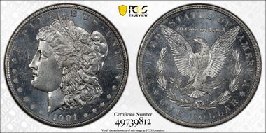 1901-O $1 MS64DMPL