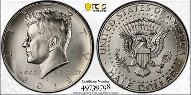 2015-D 50C First Strike MS67