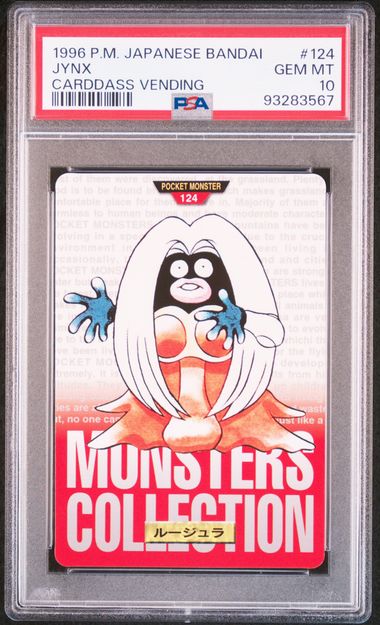 Jynx card PSA 10, cert 93283567