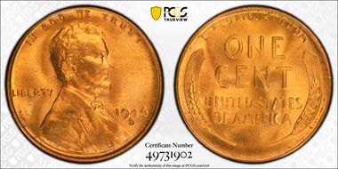 1946-S 1C MS66+ RD