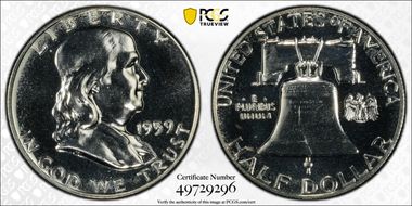 1959 50C PR67