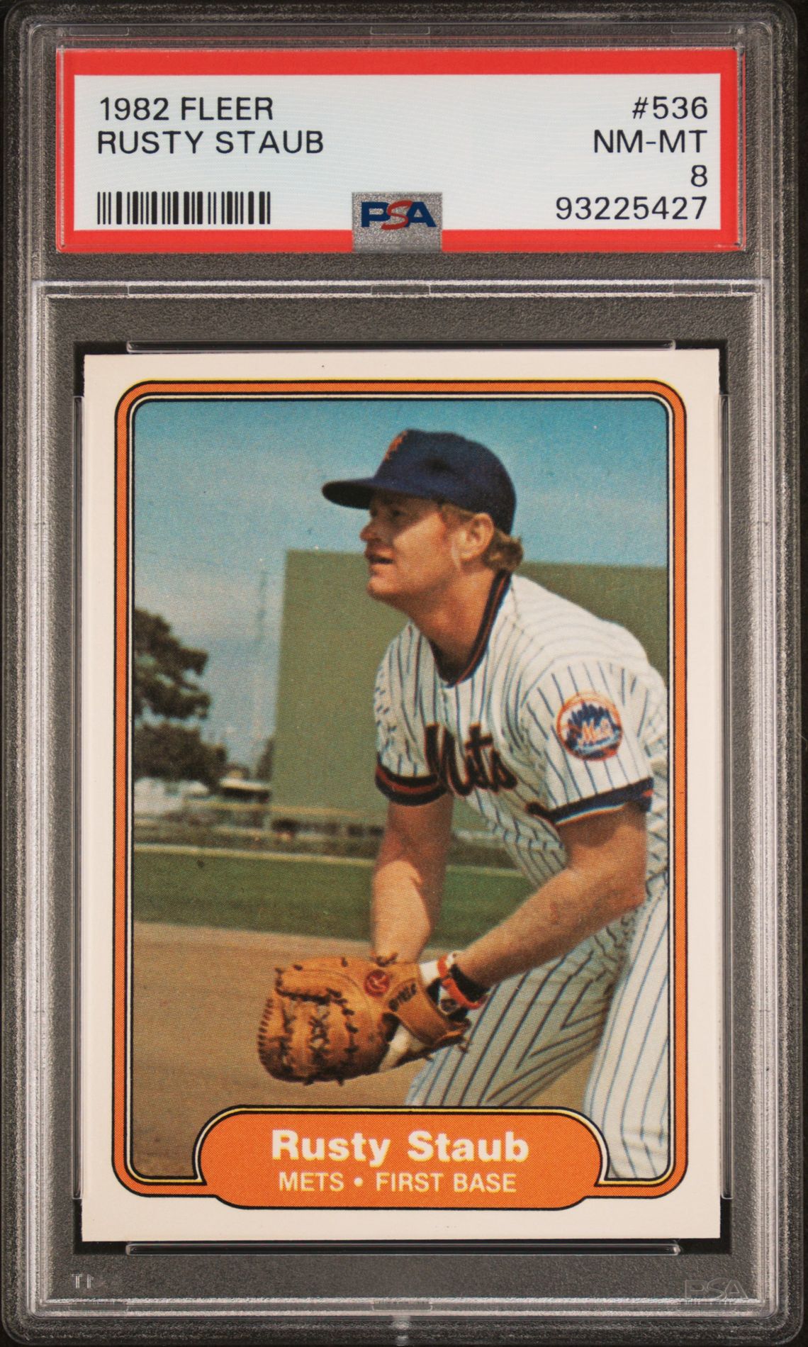 1982 Fleer FLEER #536 Rusty Staub front