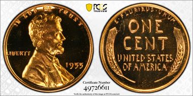 1955 1C PR67CAM