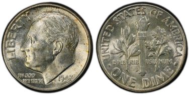 1947-D 10C DDO FS-101 MS64