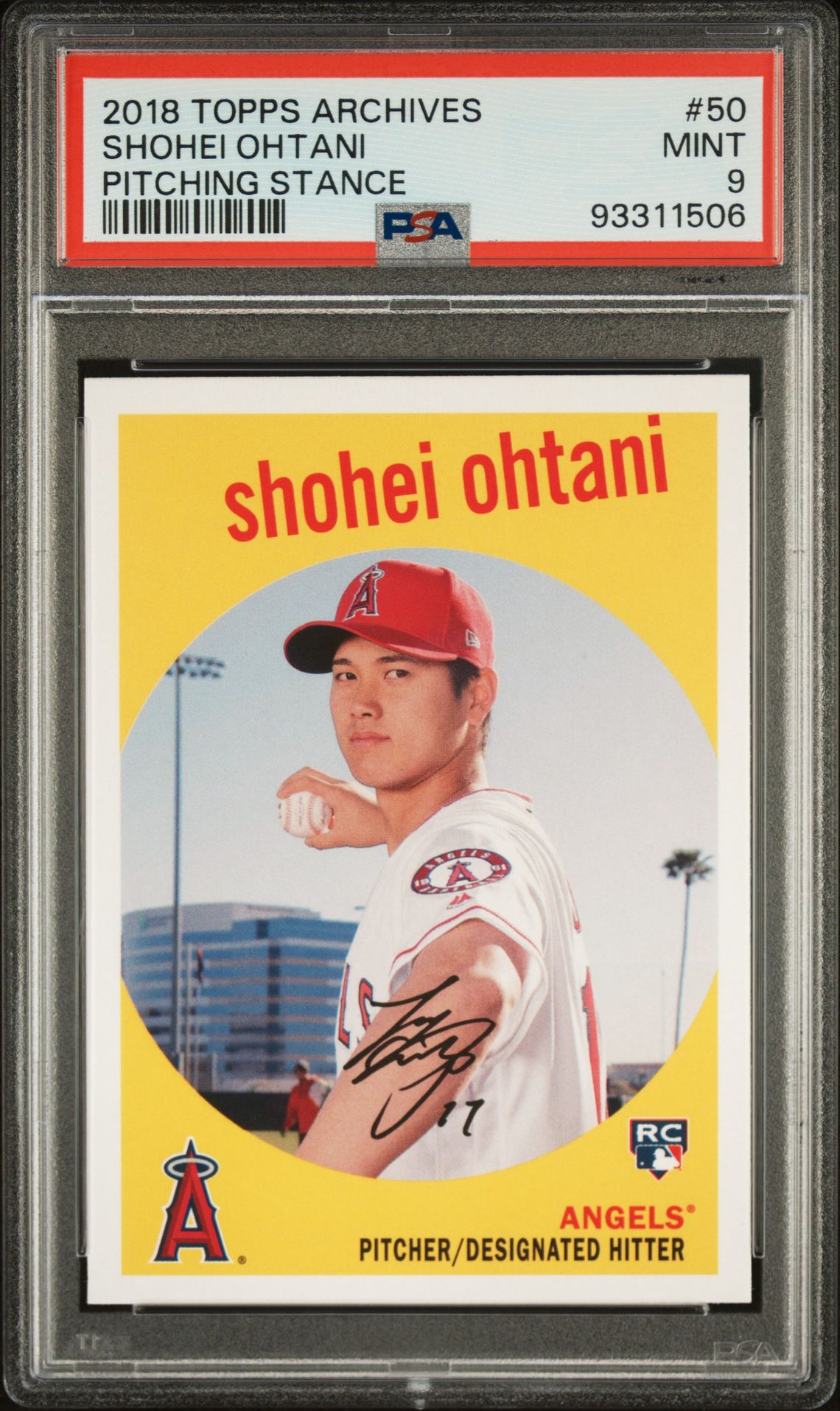 2018 Topps Topps Archives #50 Shohei Ohtani Pitching Stance front