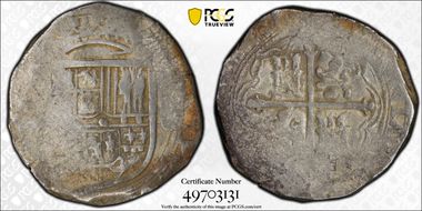 (1598-1621)Mo 8 R Philip III VF25