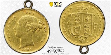 1884 1/2 Sov S-3861 N1