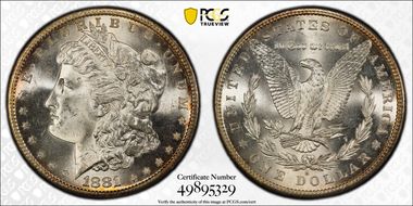 1881-S $1 MS65
