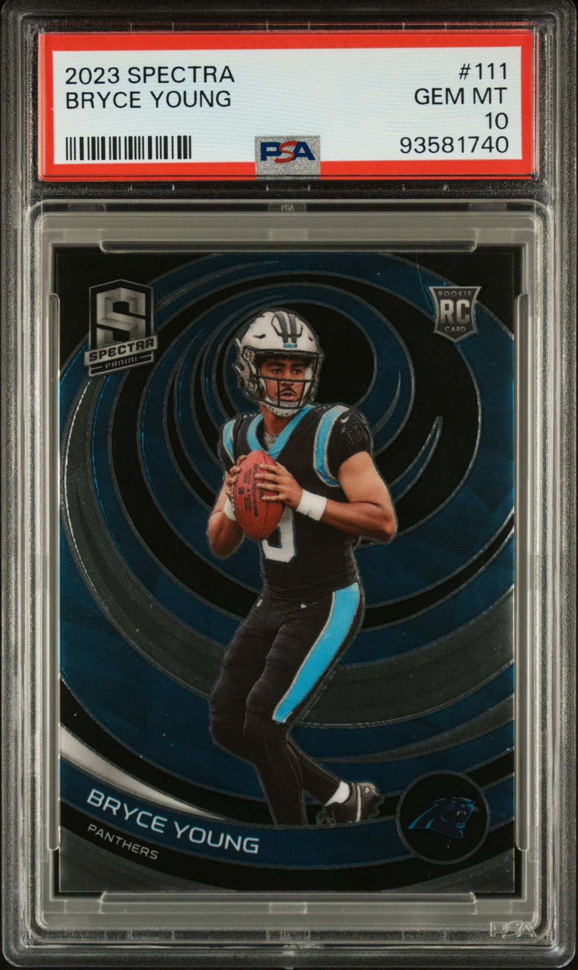 2023 Panini Spectra Bryce Young #111 Gem Mt 10 front