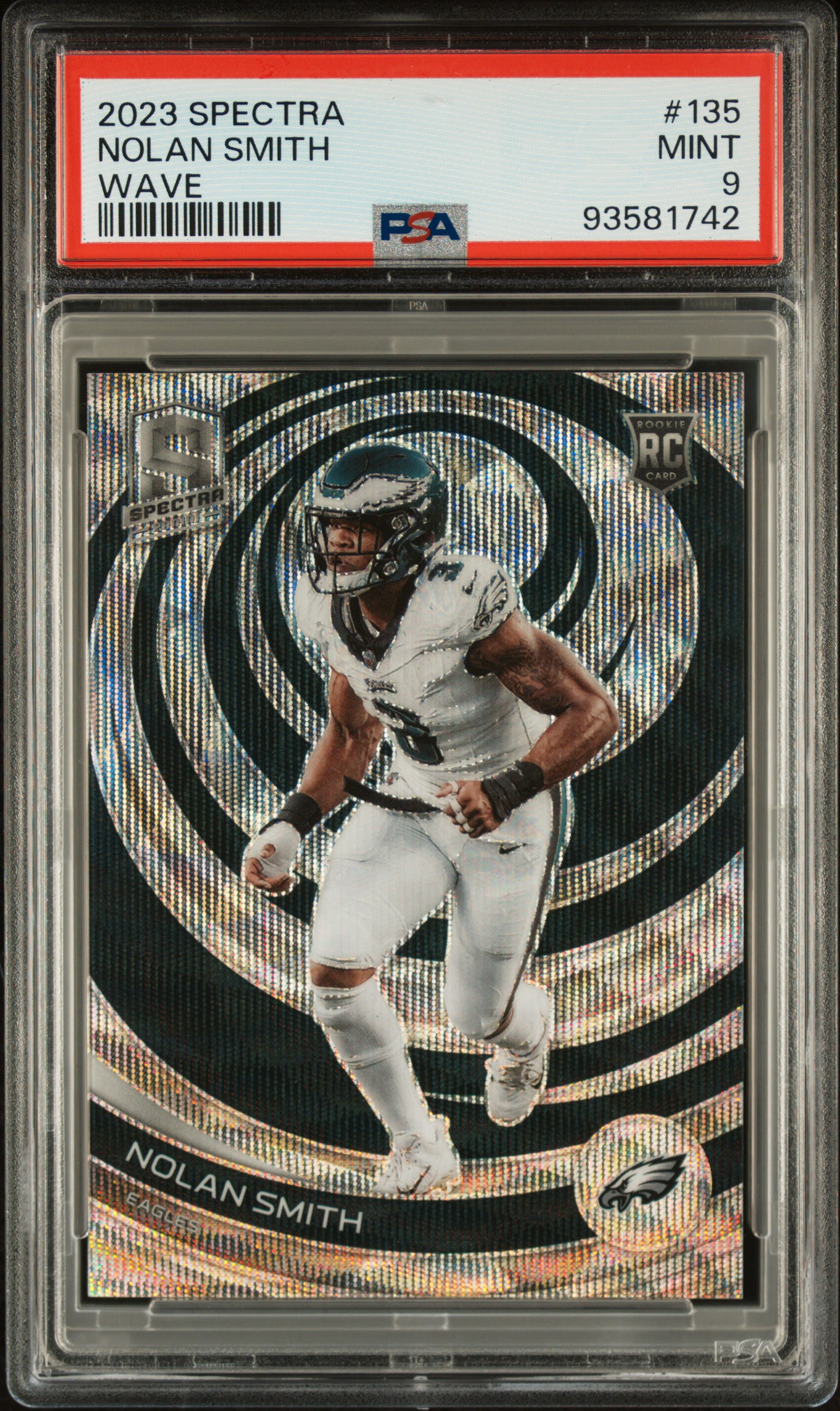 2023 Panini Spectra Nolan Smith #135 (Wave) Mint 9 front