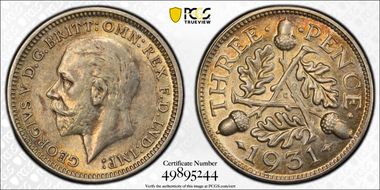 1931 3D S-4042 MS62