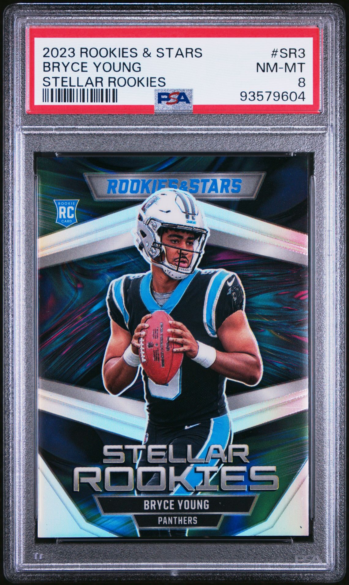 2023 Panini Rookies & Stars Stellar Rookies Bryce Young #Sr3 Nm-Mt 8 front