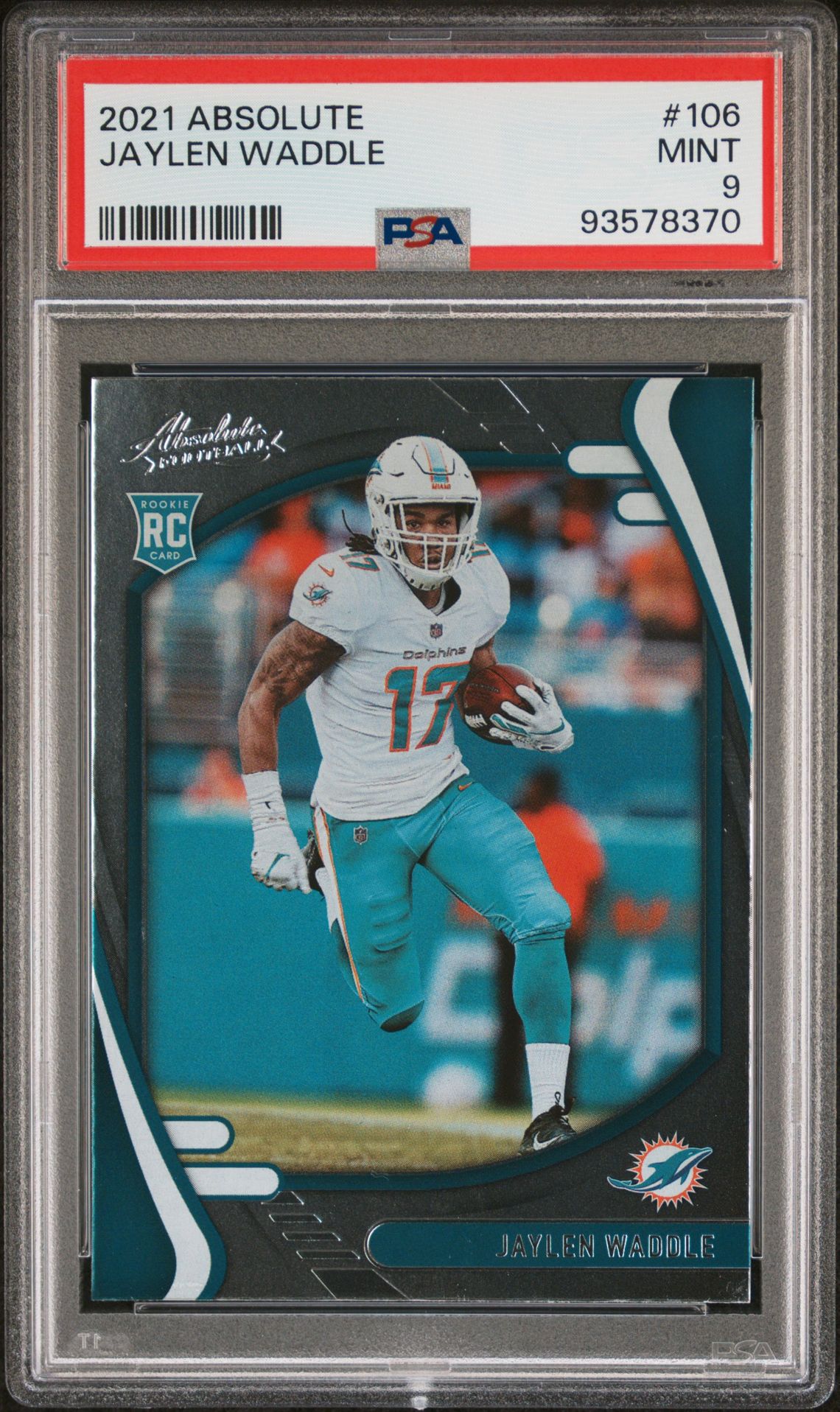 2021 Panini PANINI ABSOLUTE #106 Jaylen Waddle front