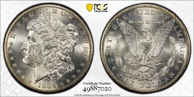 1886-S $1 MS62