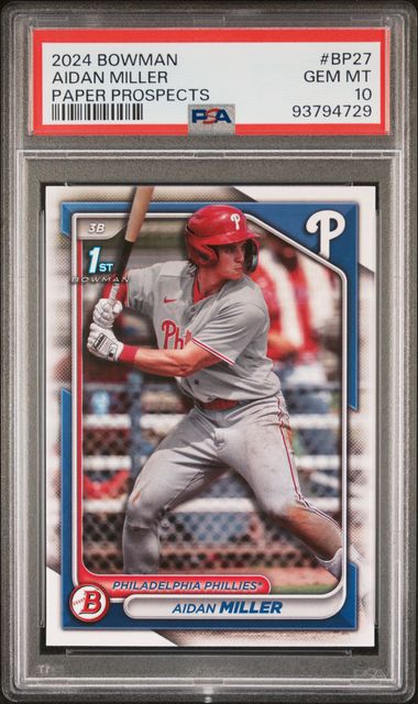 2024 Bowman #BP-27 Miller front